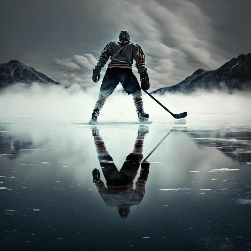 Hockey on ice